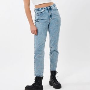 bedazzled mom jeans